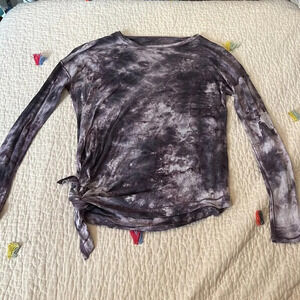 Lululemon To The Point Long Sleeve Tie Dye Size 4